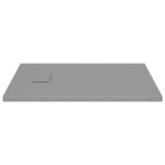 vidaXL Receveur de douche SMC Gris 90x70 cm