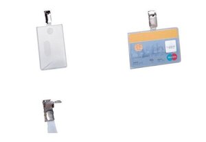 onglet pr nom, avec clip, 54 x 90mm, format portrait DURABLE