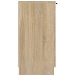 vidaXL Armoire à chaussures Chêne Sonoma 59x35x70 cm Bois d'ingénierie