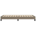vidaXL Cadre de lit Taupe 90x190 cm Tissu