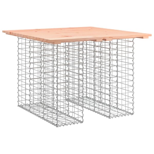 vidaXL Banc jardin design gabion 100x102x72 cm bois massif de douglas