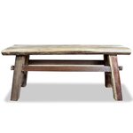 vidaXL Banc Bois de récupération massif 100x28x43 cm