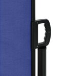 vidaXL Auvent latéral rétractable bleu 220x500 cm