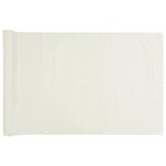 vidaXL Écran d'intimité de balcon blanc 300x90 cm PVC