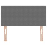 Tête de lit vidaXL Design Simple Gris Clair 80 cm Tissu Côtelé
