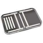 Bo-Camp Table de camping pliable 56x34 cm Aluminium et MDF