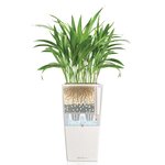 LECHUZA Jardinière Cubico Color 30 ALL-IN-ONE blanc 13130