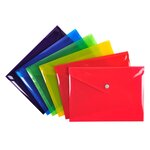 Pochette Pression Iderama En Polypropylène - Couleurs Assorties - X 30 - Exacompta