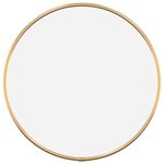 vidaXL Miroir mural Doré Ø 30 cm Rond