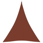 vidaXL Voile de parasol Tissu Oxford triangulaire 5x7x7 m Terre cuite
