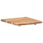 vidaXL Dessus de table Bois d'acacia massif 58x(50-60)x3 8 cm