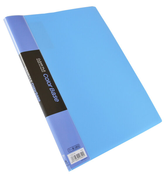 Protège document CLEAR FILE  A4  BLEU  10 pochettes