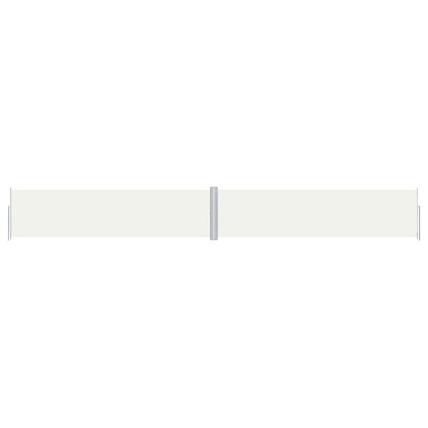 vidaXL Auvent latéral rétractable Crème 160x1200 cm