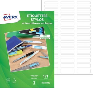 171 étiquettes stylos imprimables