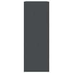 vidaXL Buffet anthracite 67x39x107 cm acier