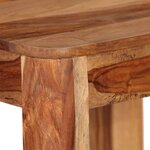 vidaXL Ensemble de bar 5 Pièces Bois solide de Sesham 115x56x107 cm