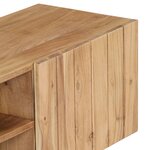 vidaXL Meuble TV 140x30x45 cm Bois d'acacia massif
