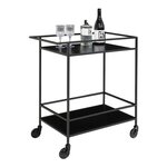 House Nordic Chariot de bar Avery 68x40x59 cm Noir