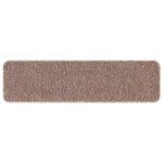 Tapis d'escalier vidaXL avec dos en latex Marron clair 20x75