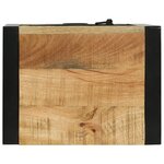 vidaXL Cabinet de salle de bain 40x30x90 cm Bois Massif Brut en Manguier