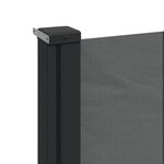 vidaXL Auvent latéral rétractable anthracite 220x500 cm
