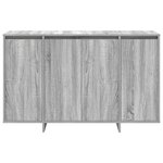 vidaXL Buffet gris sonoma en bois d'ingénierie 120 x 41 x 75 cm