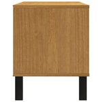 vidaXL Meuble TV FLAM 110x40x50 cm bois massif de pin