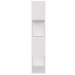 vidaXL Bibliothèque/Séparateur de pièce Blanc 80x24x124 5 cm Aggloméré