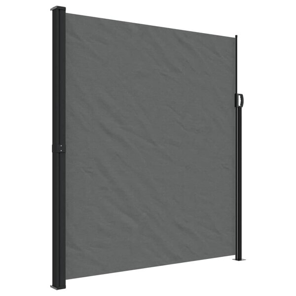 vidaXL Auvent latéral rétractable anthracite 220x300 cm