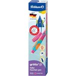 Stylo plume griffix Lovely Pink  pour gauchers PELIKAN