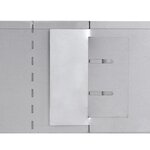 vidaXL Clôture de pelouse 10 Pièces Acier galvanisé 100x20 cm