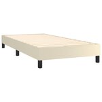 vidaXL Cadre de lit sans matelas crème 80x200 cm similicuir