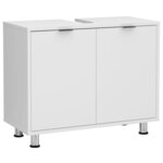 FMD Meuble de salle de bain sous évier 70x32 9x49 5 cm blanc