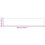 vidaXL Écran de balcon sable 90x500 cm 100  polyester oxford
