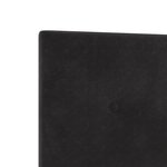 vidaXL Cadre de lit noir 90x200 cm velours