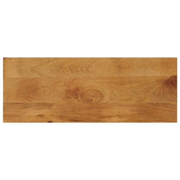 vidaXL Dessus de table 90x30x2 5 cm rectangulaire bois massif manguier