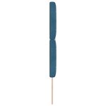 vidaXL Tête de Lit LED Bleue Foncée 80 cm Velours