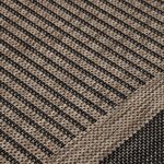 vidaXL Tapis à tissage plat d'extérieur 200x280 cm Marron foncé