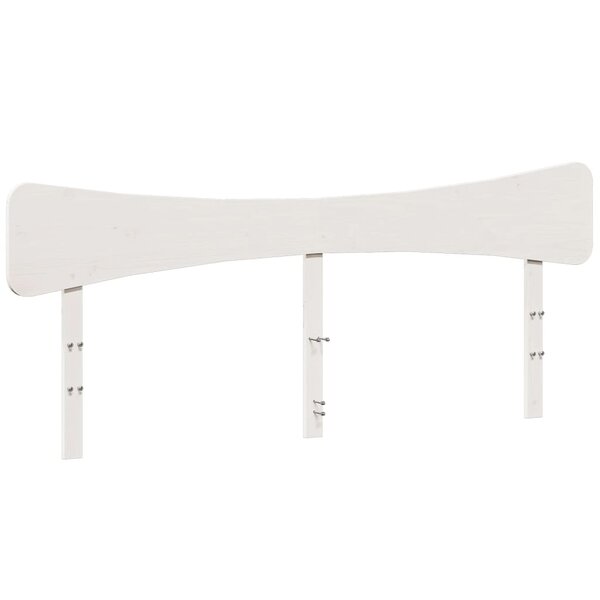 vidaXL Tête de lit blanc 180 cm bois massif de pin