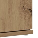 vidaXL Cabinet à chaussures en chêne artisan 80x39x180 cm en bois d'ingénierie