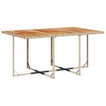 vidaXL Ensemble à manger de jardin et coussins 11 Pièces beige poly rotin