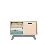 Meuble de rangement NABOSKY gris 1x2