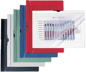 Dossiers clipsables A4 capacité 30 feuilles blanc HETZEL
