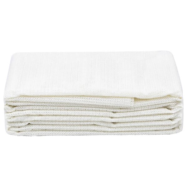 vidaXL Tapis de tente 200x1000 cm Blanc