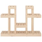 vidaXL Support à plantes 104 5x25x77 5 cm Bois massif de pin