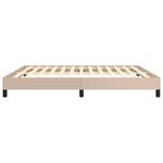 vidaXL Cadre de lit Cappuccino 180x200 cm Similicuir