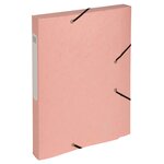 Boite De Classement Cartobox Livrée À Plat Dos 25mm Carte Lustrée Aquarel - A4 - Couleurs Assorties - X 10 - Exacompta