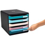Module De Classement Big Box Plus 5 Tiroirs Skandi - Couleurs Assorties - Exacompta