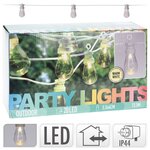 ProGarden Ensemble d'éclairage à LED de fête 20 ampoules 4 5 V