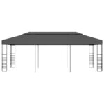 vidaXL Tonnelle de jardin 3 x 6 m Anthracite